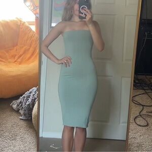 Oh Polly jersey knit midi dress